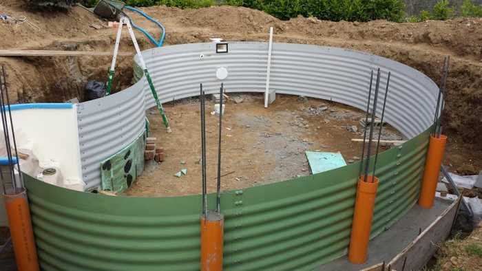 Costruire una piscina a roma con sistema a pannelli Come realizzare una piscina